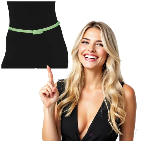 pasek party neon zielony guirca 110 cm