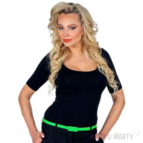 pasek party neon zielony widmann 2 cm