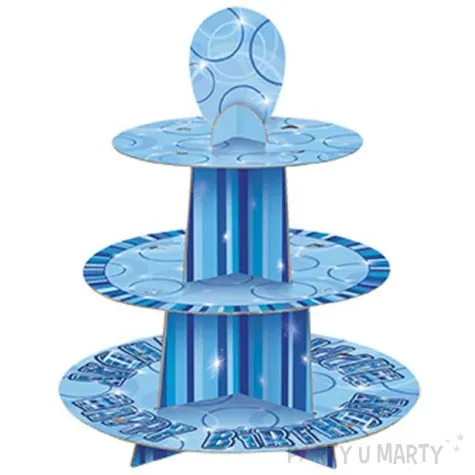 patera papierowa happy birthday naklejki unique 35 cm