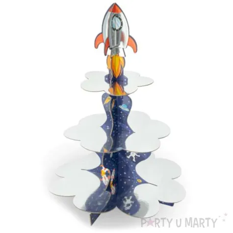 patera papierowa kosmos rakieta mix partypal 46 x 34 cm