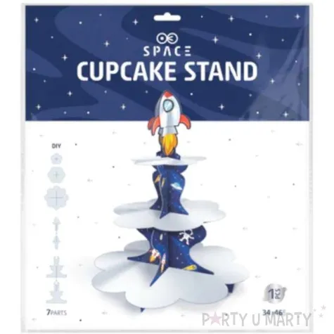 patera papierowa kosmos rakieta mix partypal 46 x 34 cm