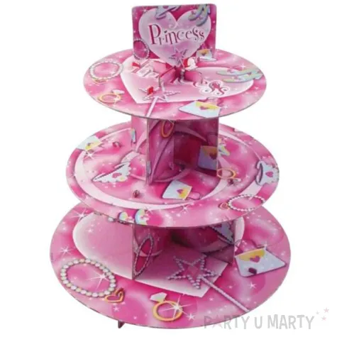 patera papierowa princess rozowa amscan 30 cm