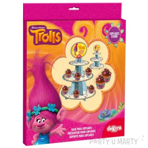 patera papierowa trolls have a poppy day dekora 33 cm