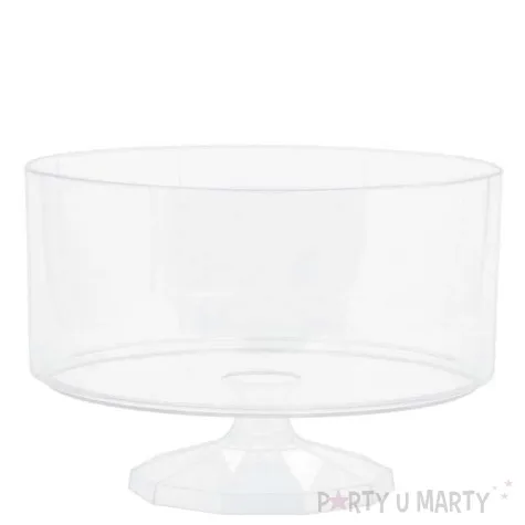 patera plastikowa cookies medium transparentna amscan 18 5 cm