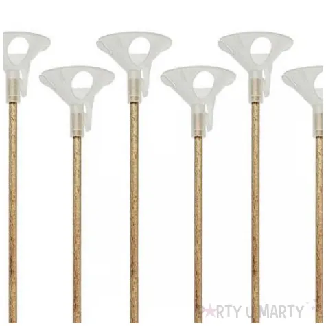 patyczki do balonow ekologiczne diament plast 40 cm 10 szt