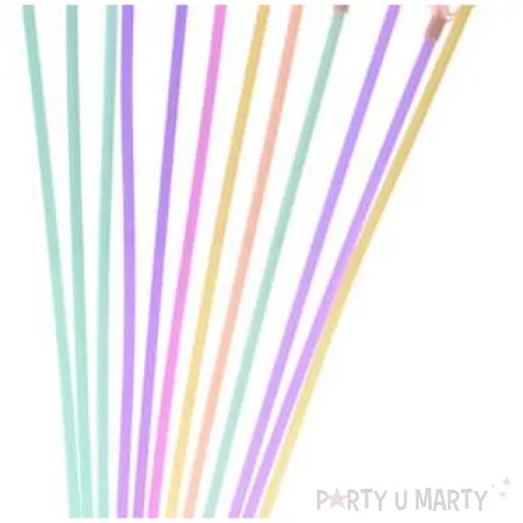 patyczki do balonow standard mix partypal 42 cm 10 szt