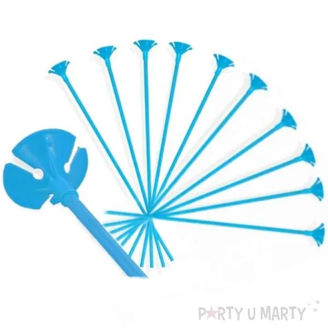 patyczki do balonow standard niebieskie viper 30 cm 10 szt