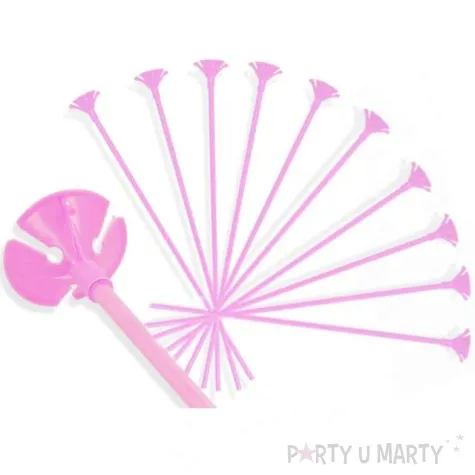 patyczki do balonow standard rozowe viper 30 cm 10 szt