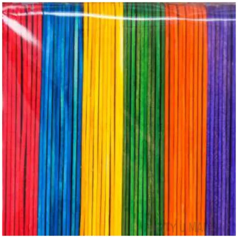 patyczki drewniane do lodow dlugie mix aliga 150 mm 60 szt