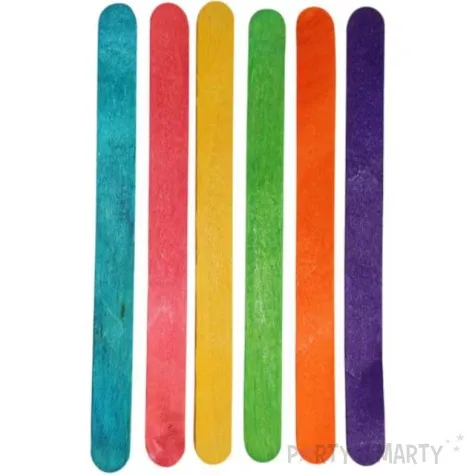 patyczki drewniane do lodow dlugie mix titanum 115 mm 70 szt