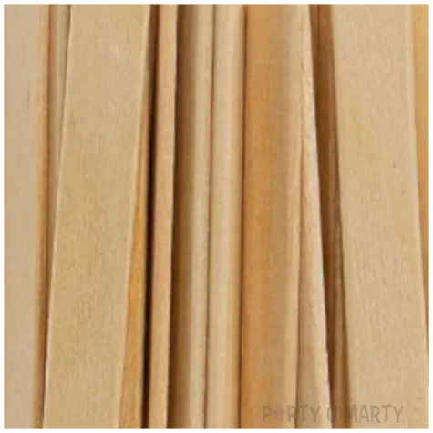 patyczki drewniane do lodow krotkie naturalne titanum 65 mm 100 szt