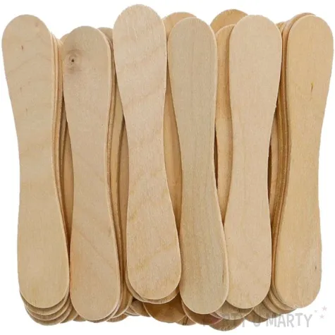 patyczki drewniane do lodow osemki naturalne titanum 94 mm 35 szt