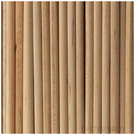 patyczki drewniane okragle naturalne titanum 100 mm 60 szt