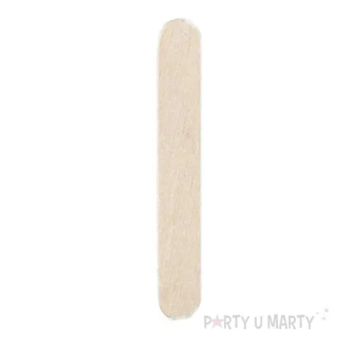 patyczki drewniane plaskie bezbarwne aliga 65 mm 100 szt