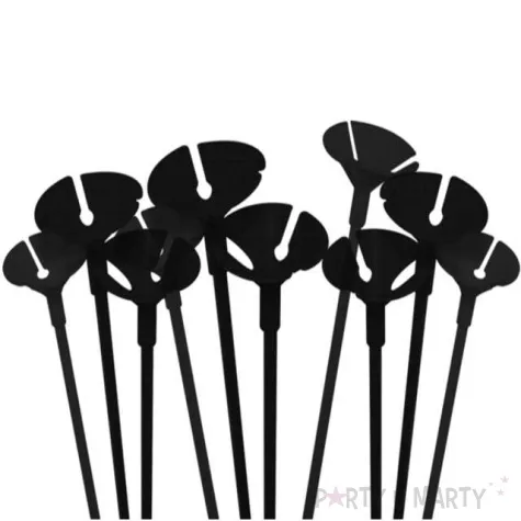 patyczki z zatyczkami 40 cm czarny folat 10 szt