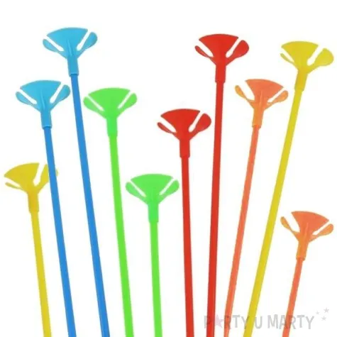 patyczki z zatyczkami 40 cm mix folat 10 szt