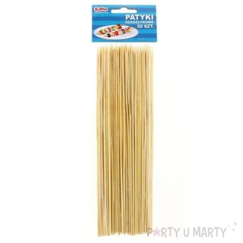 patyki szaszlykowe 200 mm 2 5 mm 50 szt