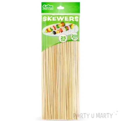 patyki szaszlykowe classic 250mm 2 5 mm godan 200 szt