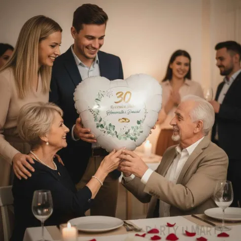 personalizowany balon z imionami na dowolna rocznice slubu nadruk na balonie na rocznice na prezent