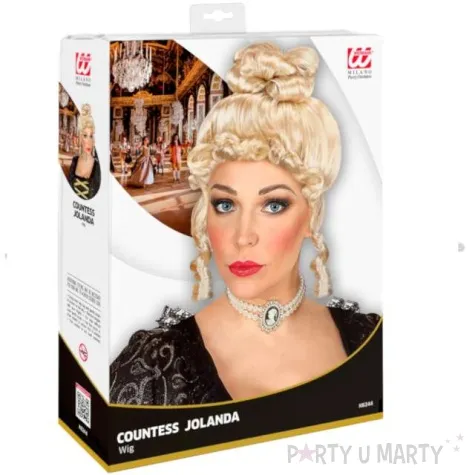 peruka arystokratka barokowa blond widmann