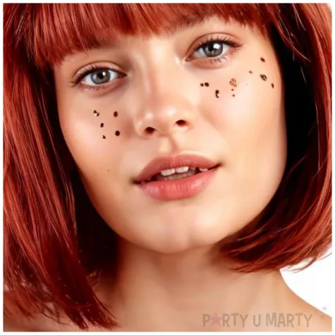 peruka damska na karnawal bob rude proste wlosy z grzywka retro