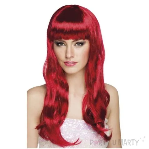 peruka elegancka dziewczyna czerwona boland