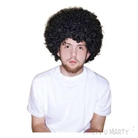 peruka party afro czarna
