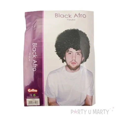peruka party afro czarna