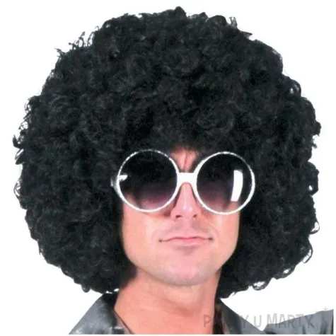 peruka party afro gigant czarny funny fashion