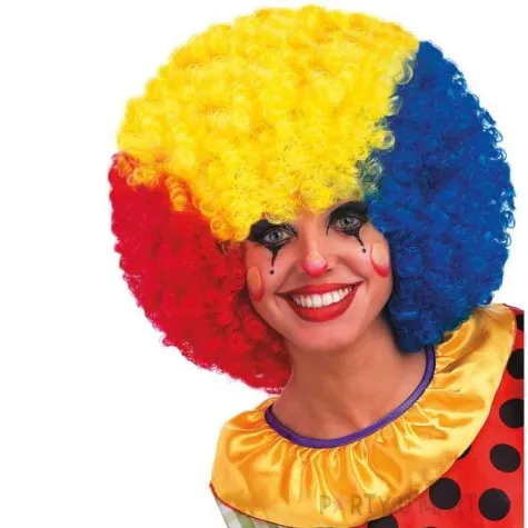 peruka party afro klaun kolorowa carnival toys