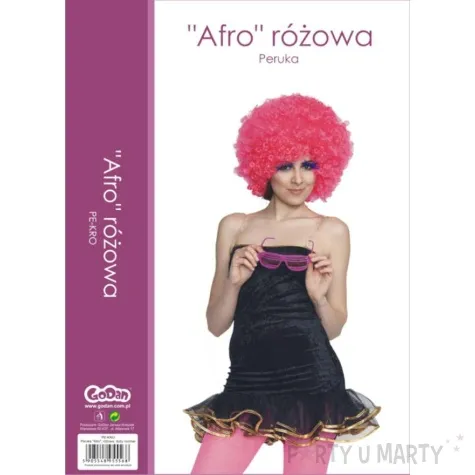 peruka party afro rozowa