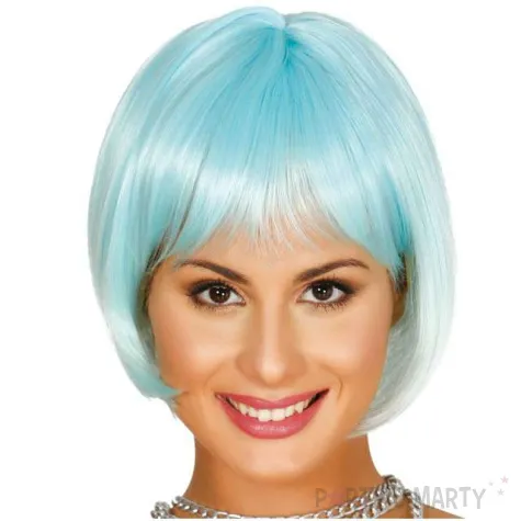 peruka party babe ombre turkusowa guirca