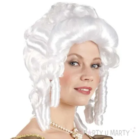 peruka party barokowa dama biala boland