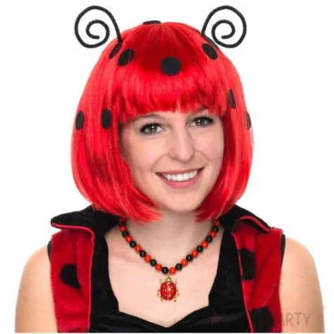 peruka party biedronka czerwona funny fashion