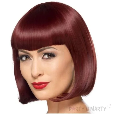 peruka party bob partyrama bordowy smiffys