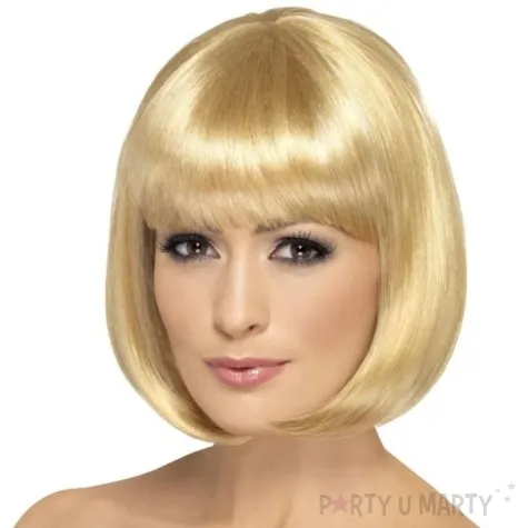 peruka party bob partyrama ciemny blond smiffys