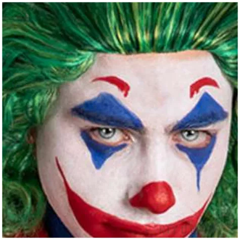 peruka party bohater joker zielona carnival toys