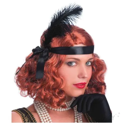 peruka party charleston brazowa carnival toys