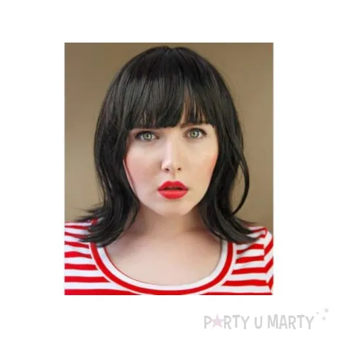 peruka party czarna 1 szt