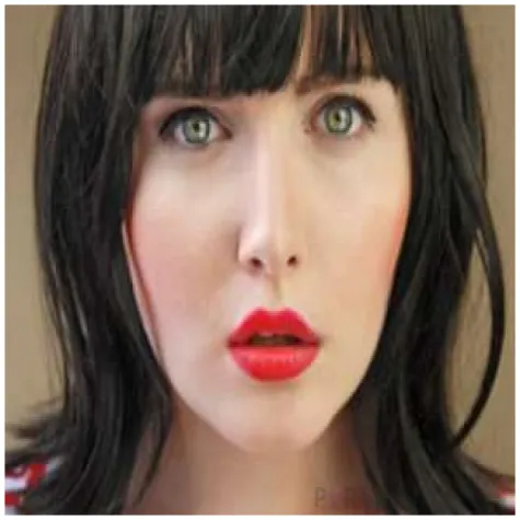 peruka party czarna 1 szt