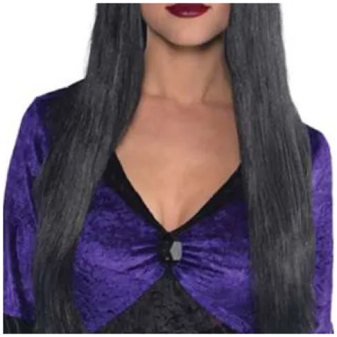 peruka party czarownica classic czarna amscan