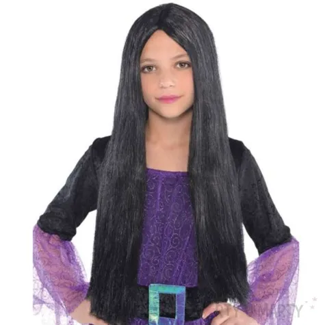 peruka party czarownica czarna amscan