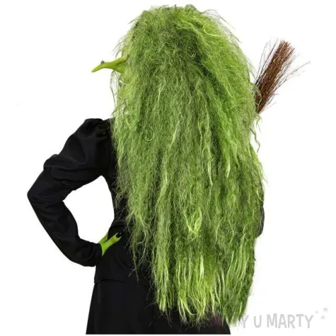 peruka party czarownica rozczochrana zielone widmann