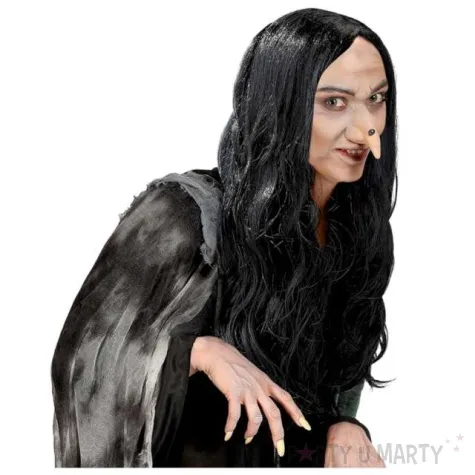 peruka party czarownica z falami czarna widmann