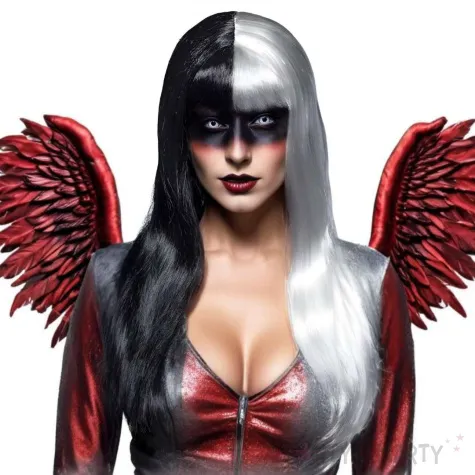 peruka party diablica czarno siwy boland
