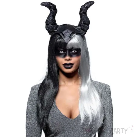 peruka party diablica czarno siwy boland