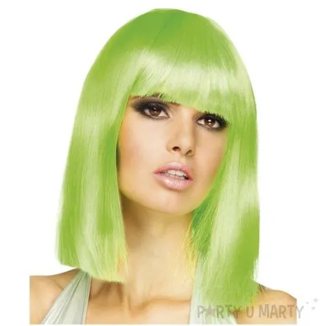 peruka party disco neon zielona boland