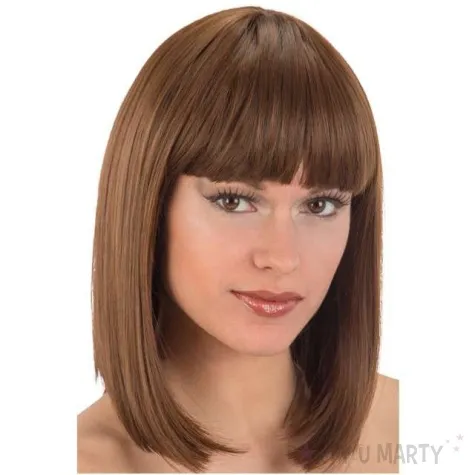 peruka party dlugi bob brazowa carnival toys