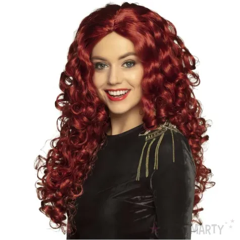 peruka party dlugie loki bordowy boland