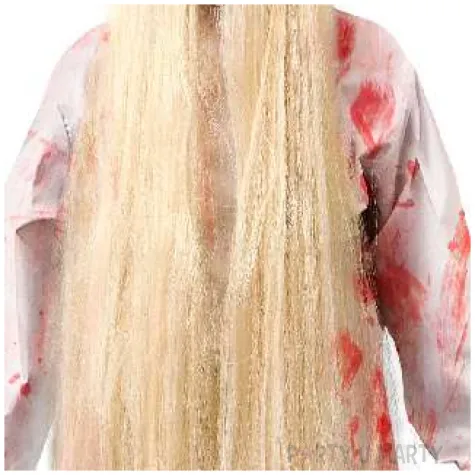 peruka party dziewczynka z horroru blond widmann